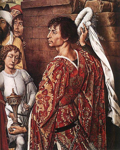 Rogier van der Weyden St Columba Altarpiece France oil painting art
